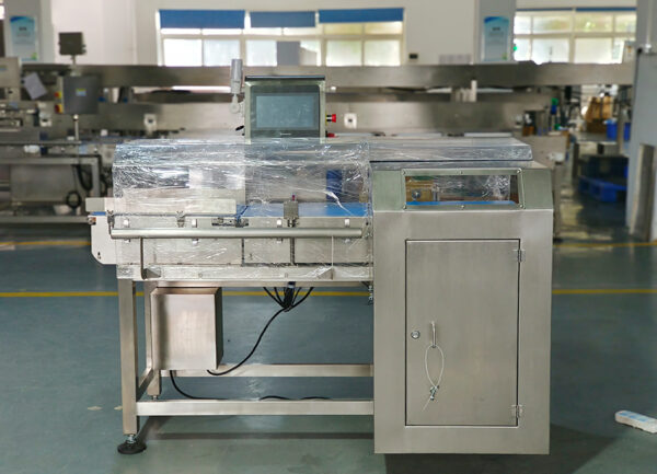 typical checkweigher inspection machine